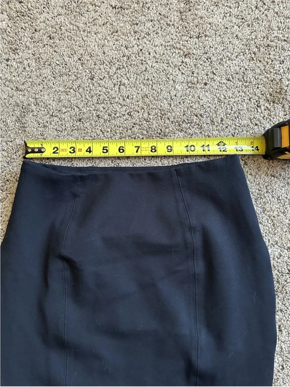SPANX Black Tailored Pencil Skirt